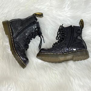 Dr. Marten Junior 1460 Glitter Lace Up Boots [KS15]